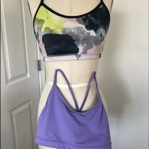 Set of 2 Lululemon Flow Y bras sz 10